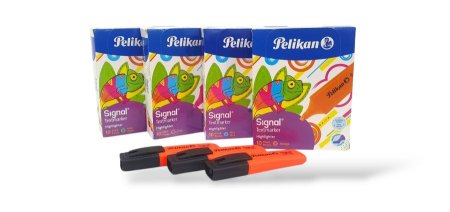 PELIKAN فسفوري بيليكان سيجنال اورانج