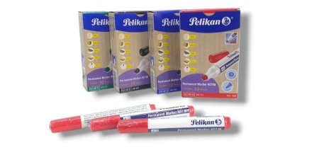 PELIKAN فلوماستر عريض بيليكان 407 احمر