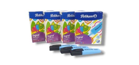 PELIKAN فسفوري بيليكان سيجنال ازرق