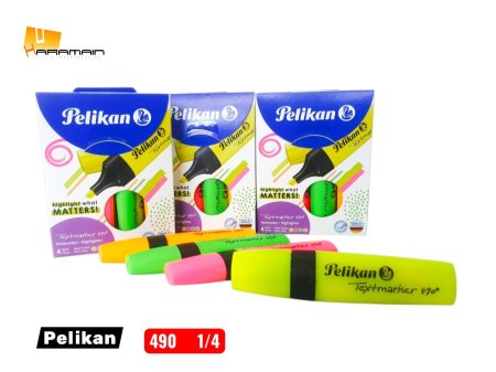 PELIKAN اقلام فسفوري 490 بيليكان 1/4