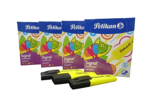 PELIKAN فسفوري بيليكان سيجنال اصفر
