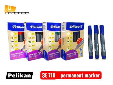 PELIKAN اقلام فلوماستر عريض ازرق 710