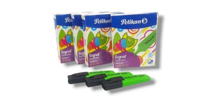 PELIKAN فسفوري بيليكان سيجنال اخضر