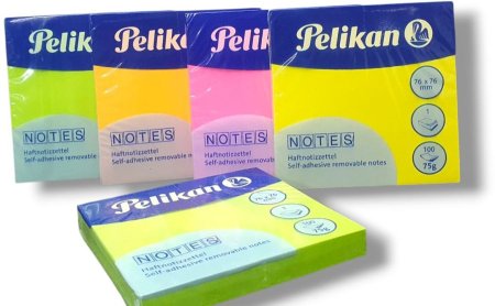 pelikan nots ورق ملاحظات بيليكان ملون 76*76